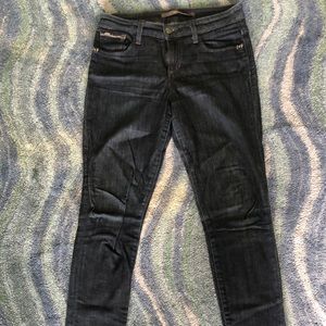 Joe’s Jeans Dark Blue Cigarette Cut Denim Jeans 28